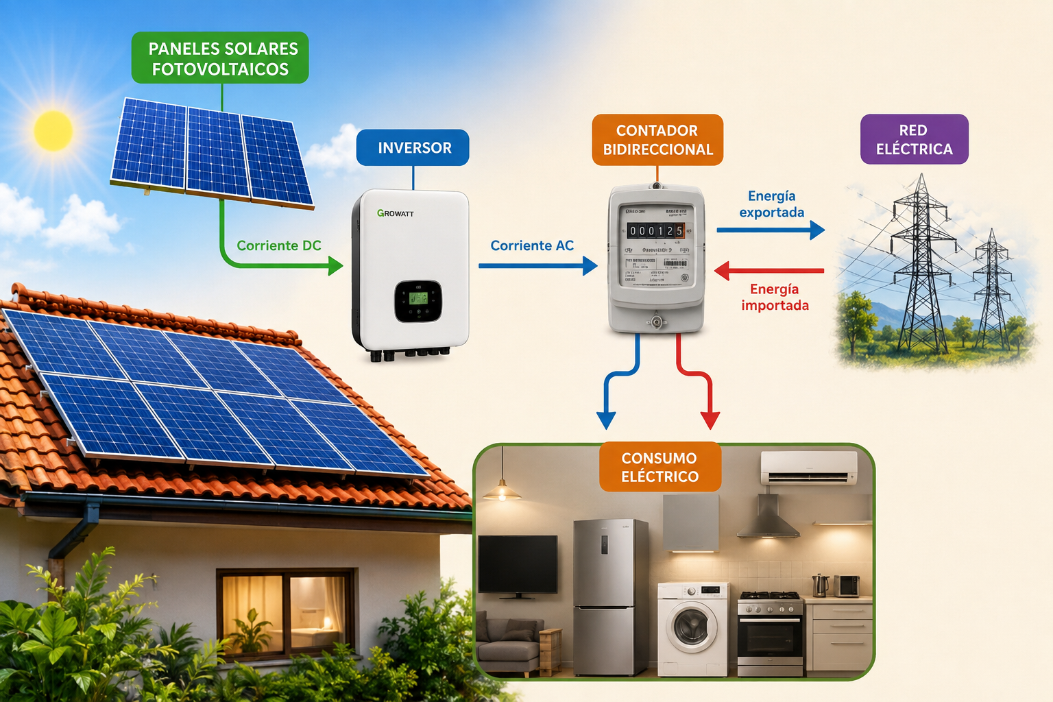 ¿Que es el autoconsumo fotovoltaico y como funciona?