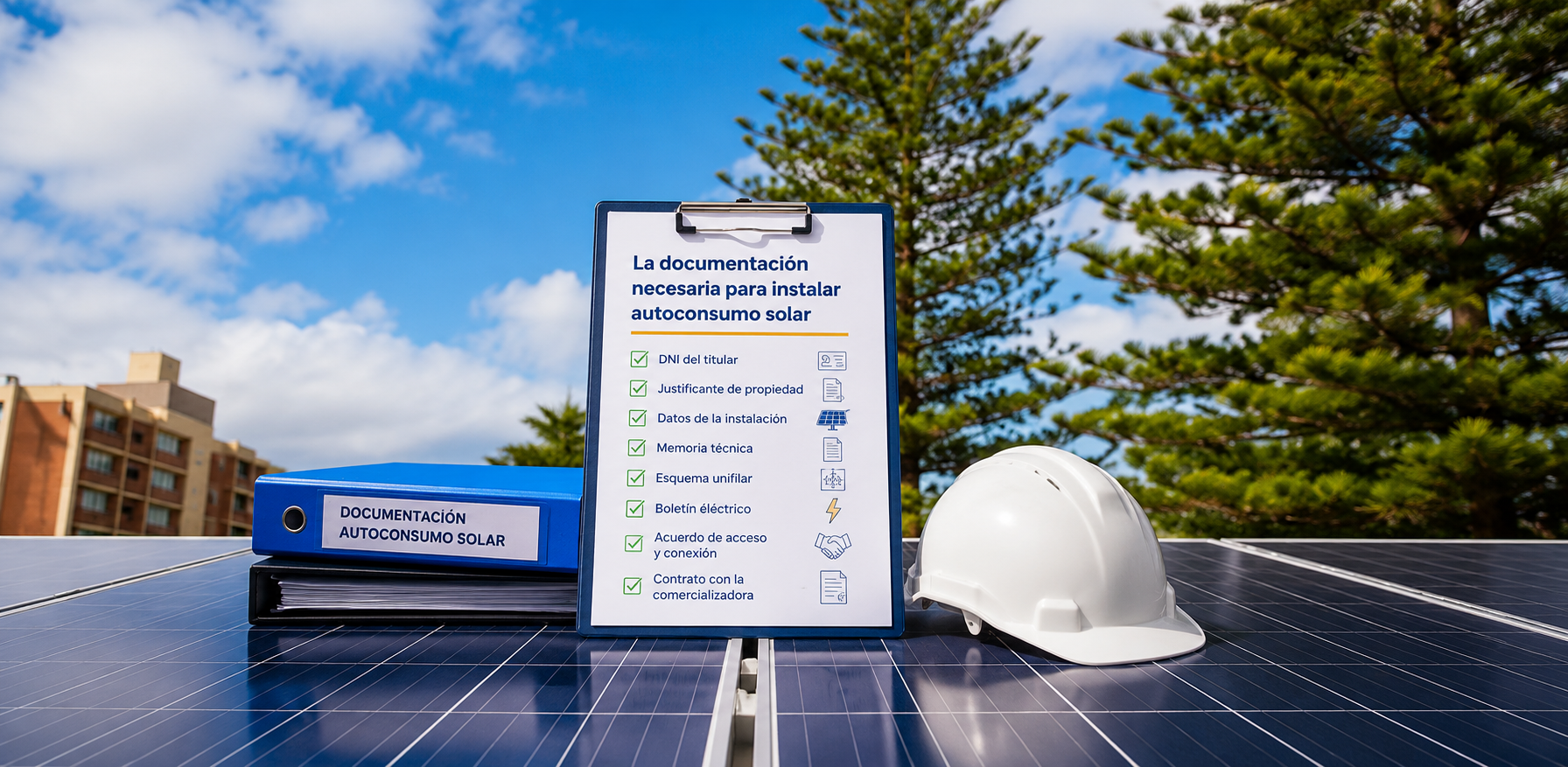 Documentación necesaria para instalar autoconsumo solar