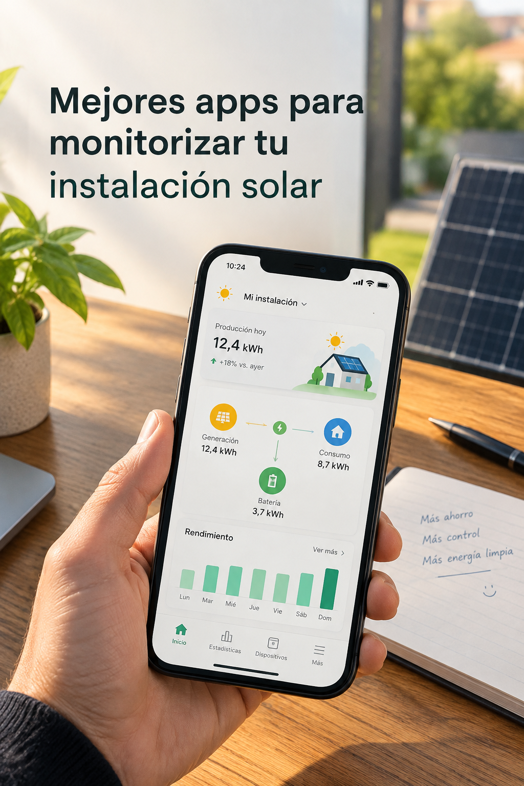 Mejores apps para monitorizar tu instalación solar