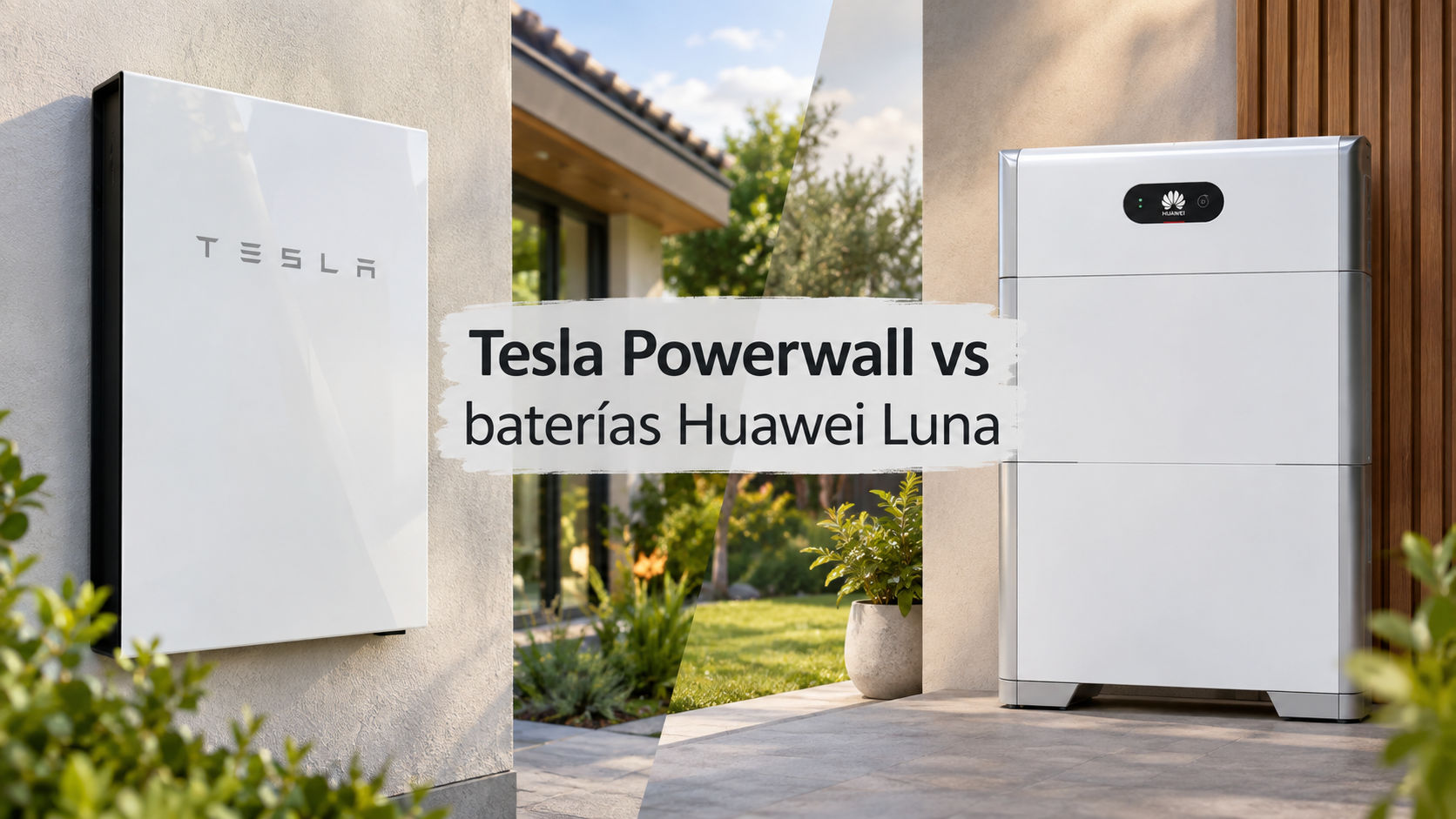 Tesla Powerwall vs baterías Huawei Luna: ¿cuál elegir?