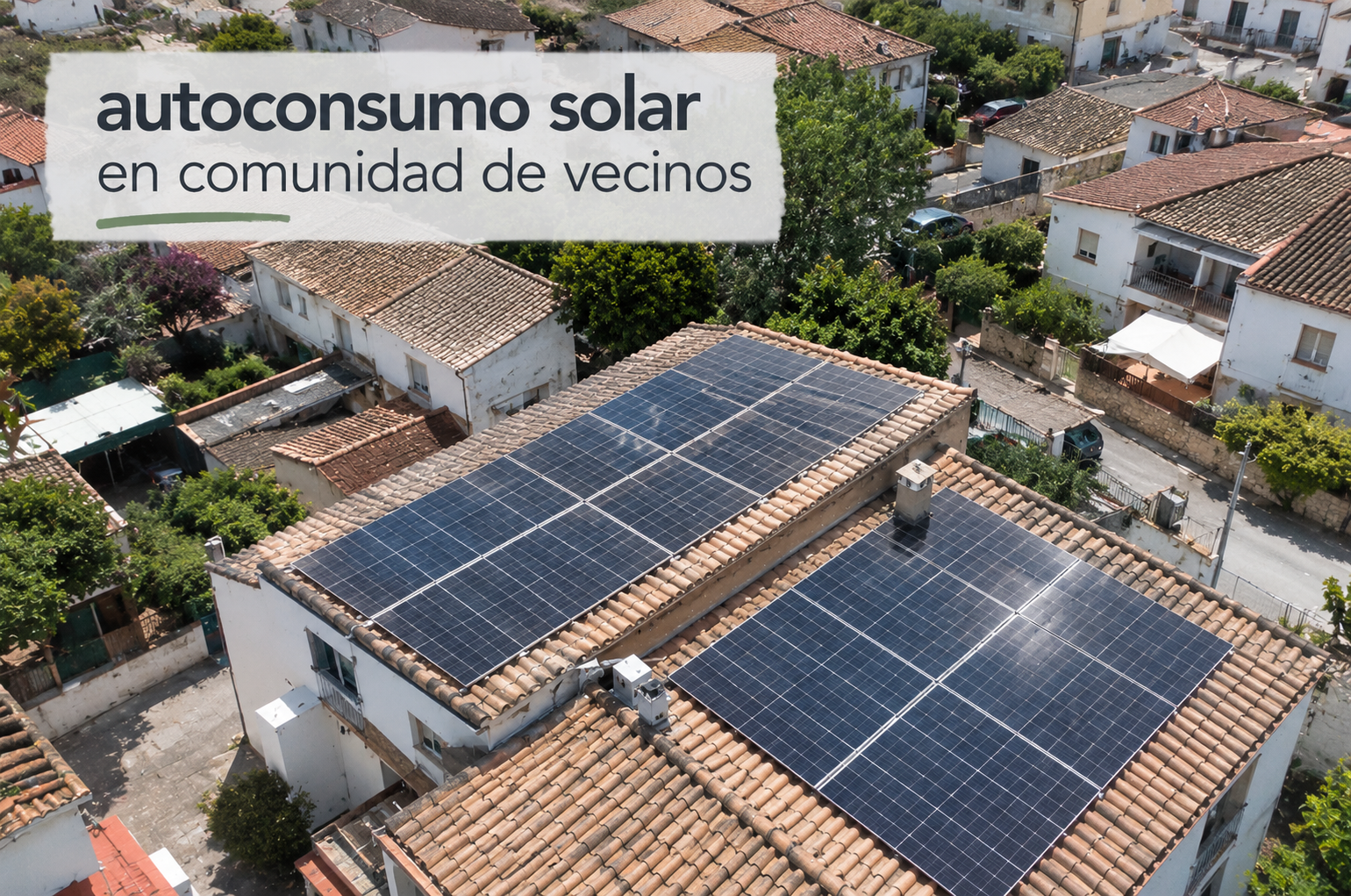 Caso real: autoconsumo solar en comunidad de vecinos