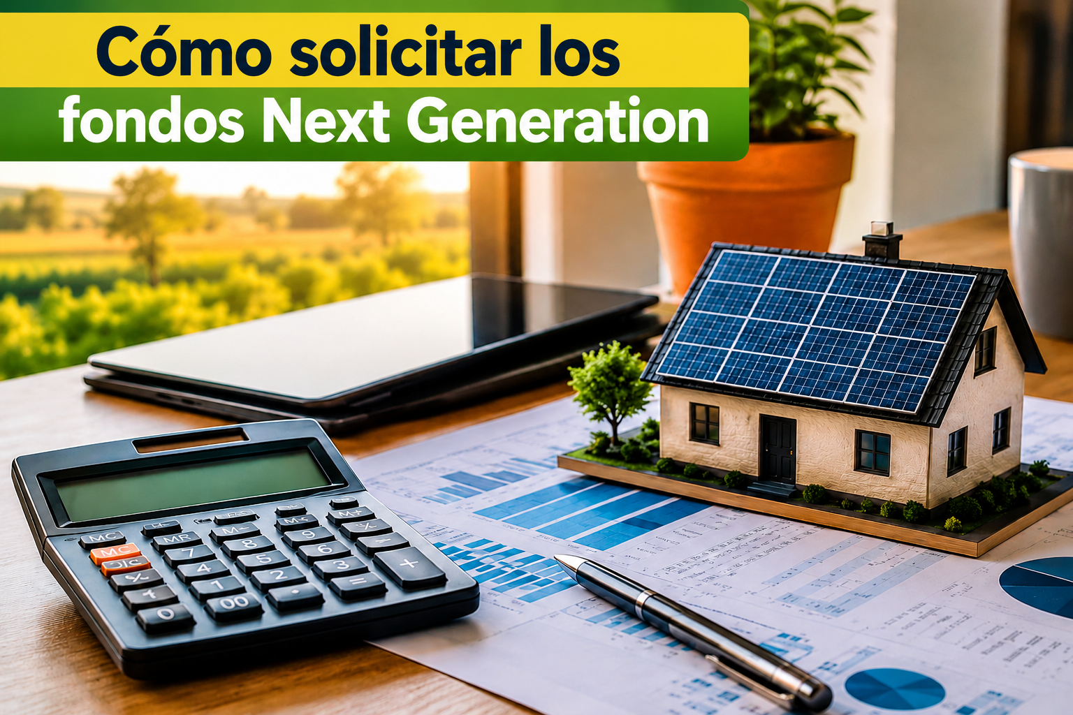 Cómo solicitar los fondos Next Generation para placas solares