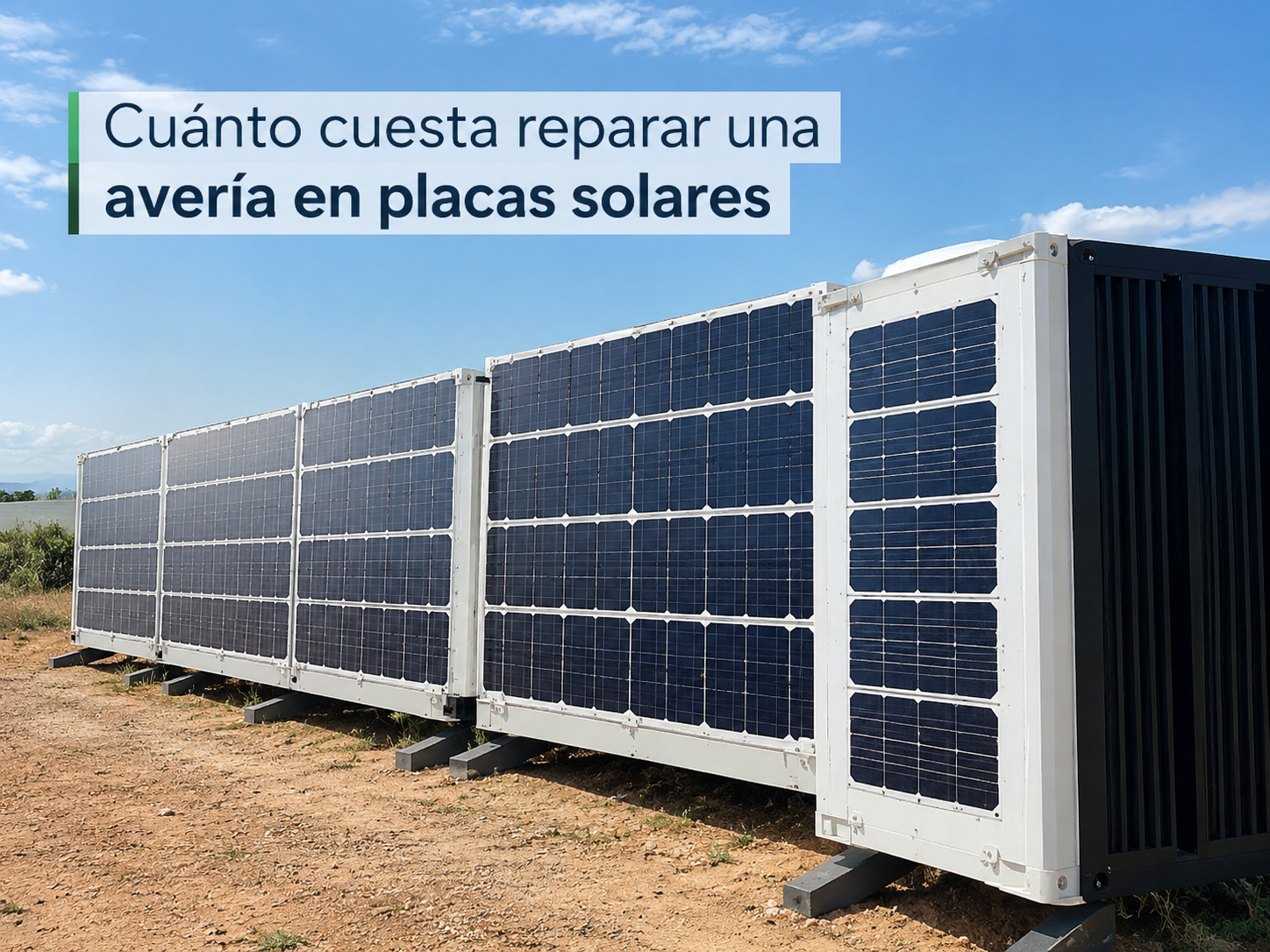 Cuánto cuesta reparar una avería en placas solares